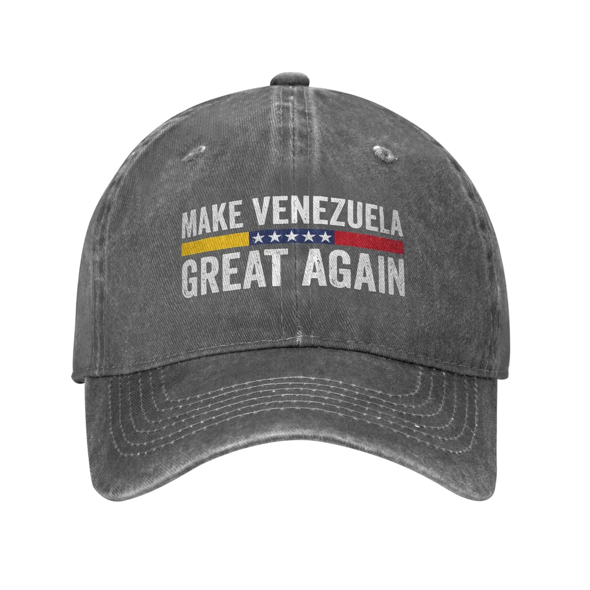 Washed Baseball Cap Make Venezuela Great Again Summer Trucker Hat For Men Women Venezuelan Outdoor Sports Sun Baseball Caps