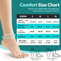 1Pair Ankle Compression Socks,Compression Foot Sleeves with Arch And Ankle Support,Open-Toe Design Neuropathy Socks
