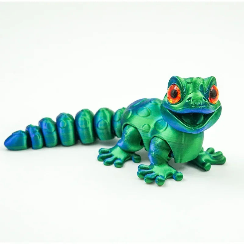 3D Printed Multi-joint Movable Animals Model Kid Toys Cute Relief Sensory Toy Funny Home Accessories Kids Gift Desktop Ornament
