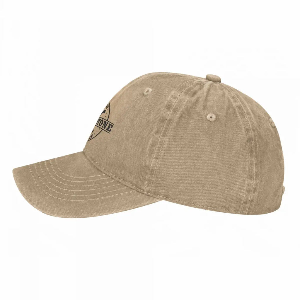 Yellowstones Dutton Ranch Baseball Cap Vintage Logo Hiking Fishing Retro Trucker Hat Unisex Men Fashion Sunshade Baseball Caps