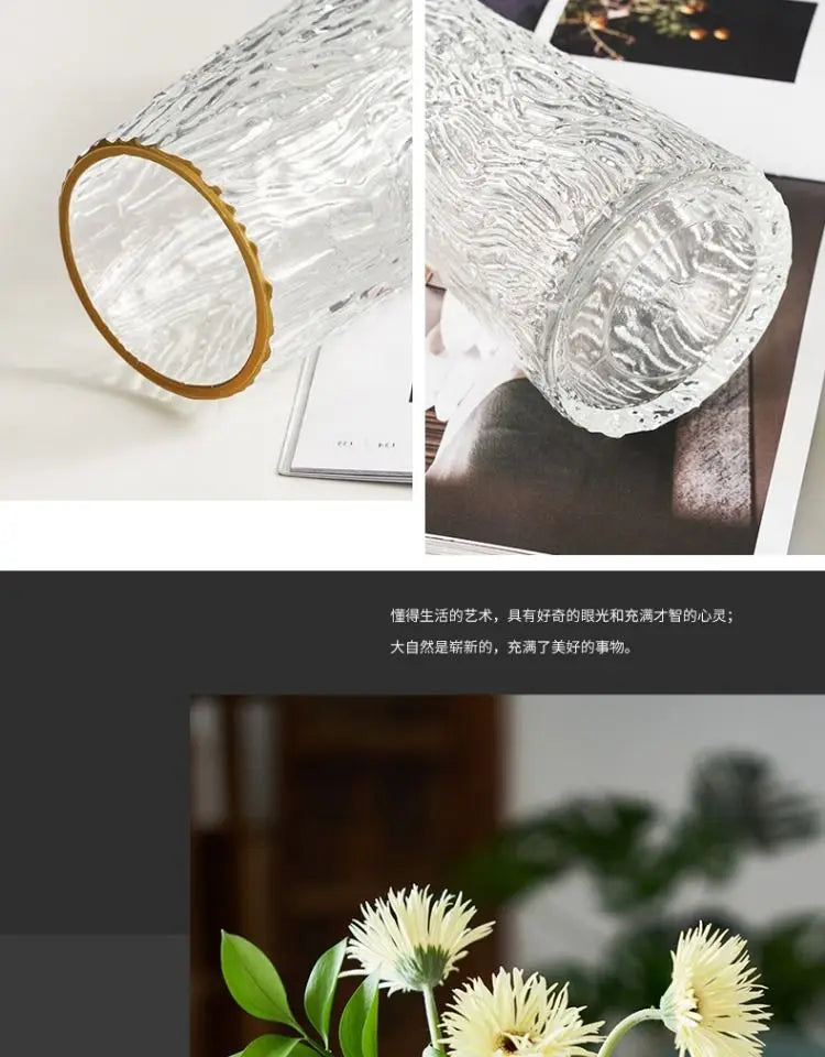 Creative Nordic Glass Flower Vase