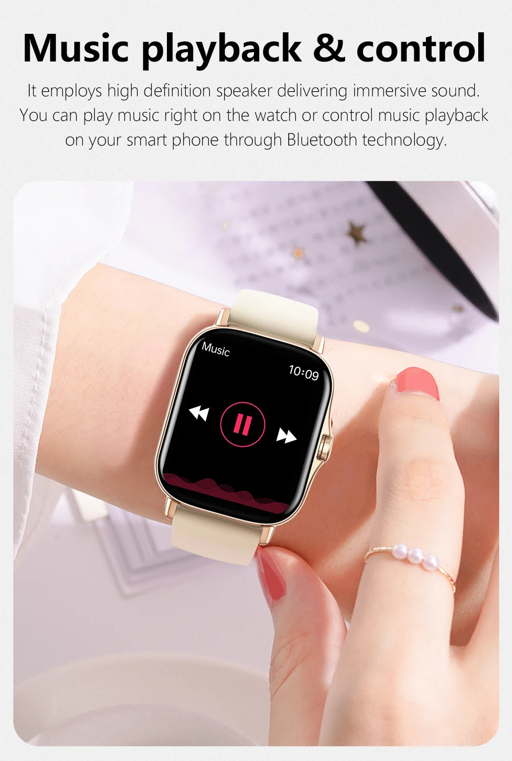 Smart Watch For Men Women Kids Message Remind Music Control Sport Step Calories D13 Smartwatch Alarm Clock 116Plus
