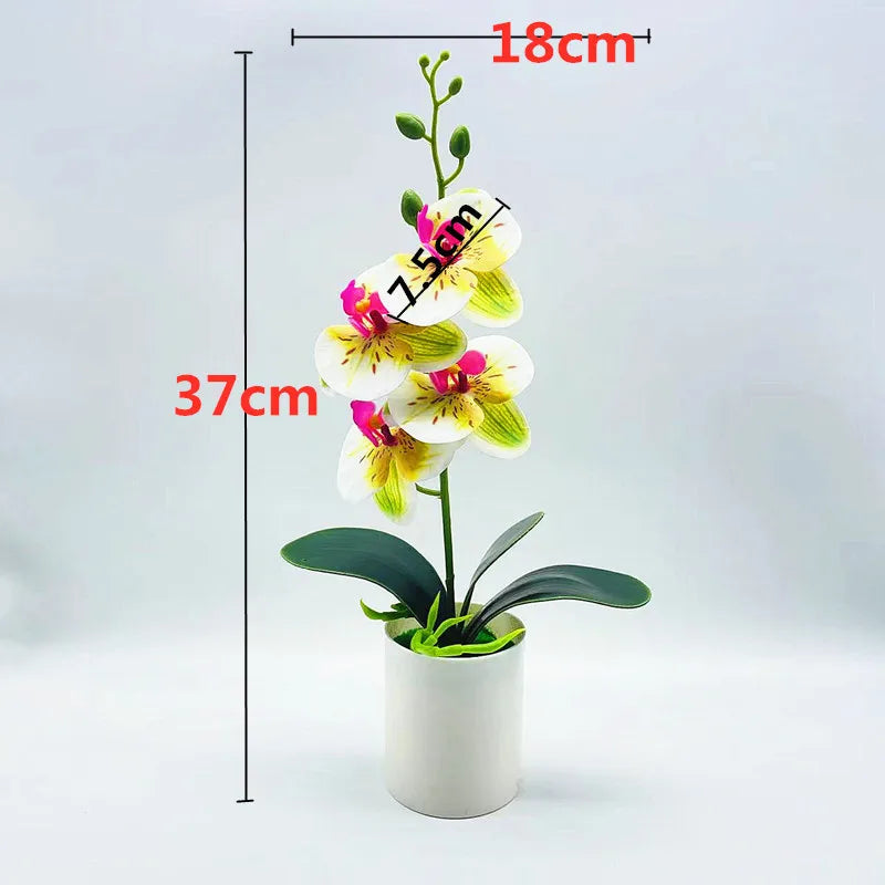 Artificial Potted Orchid Plant