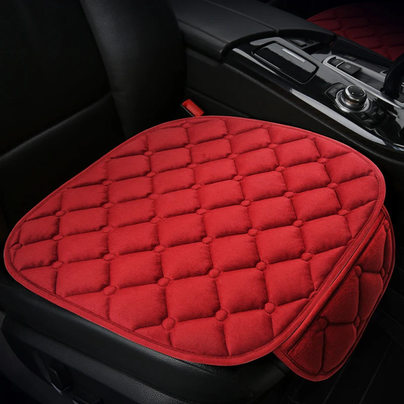Car Seat Cover Protector Universal Winter Warm Auto Seat Cushion Rear Seat Cushion Protection Covers Back Cushion Three Piece