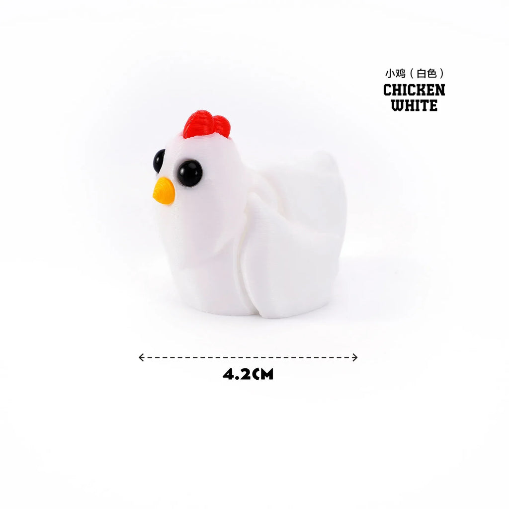3D Printed Mini Animals Multi-Joint Rotatable Fidget Toys Office Desk Decoration Home Decor Animal Model Figurine Kid Gift 피규어