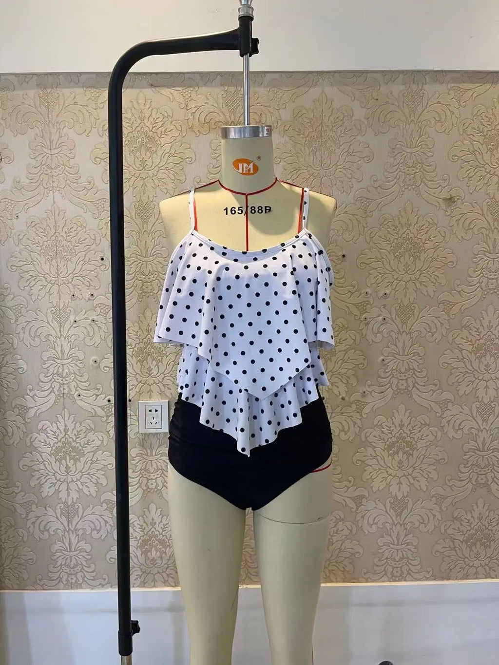 Swimwear Ruffles Women Suits Two Piece Sets Printed Beachwear High Waist Bikini Set Bottoms Push Up Tankini Swimsuits Women