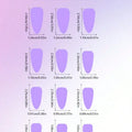 24pcs Medium Almond Press On Nails Brown And Golden Fake Nails Full Cover False Nails For Women And Girls