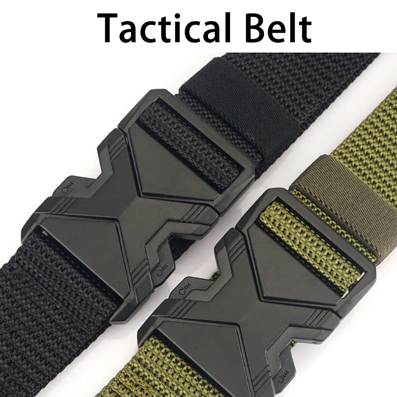 Men's belt buckle, woven lightweight and breathable, multi-functional outdoor casual and versatile commuting belt for men
