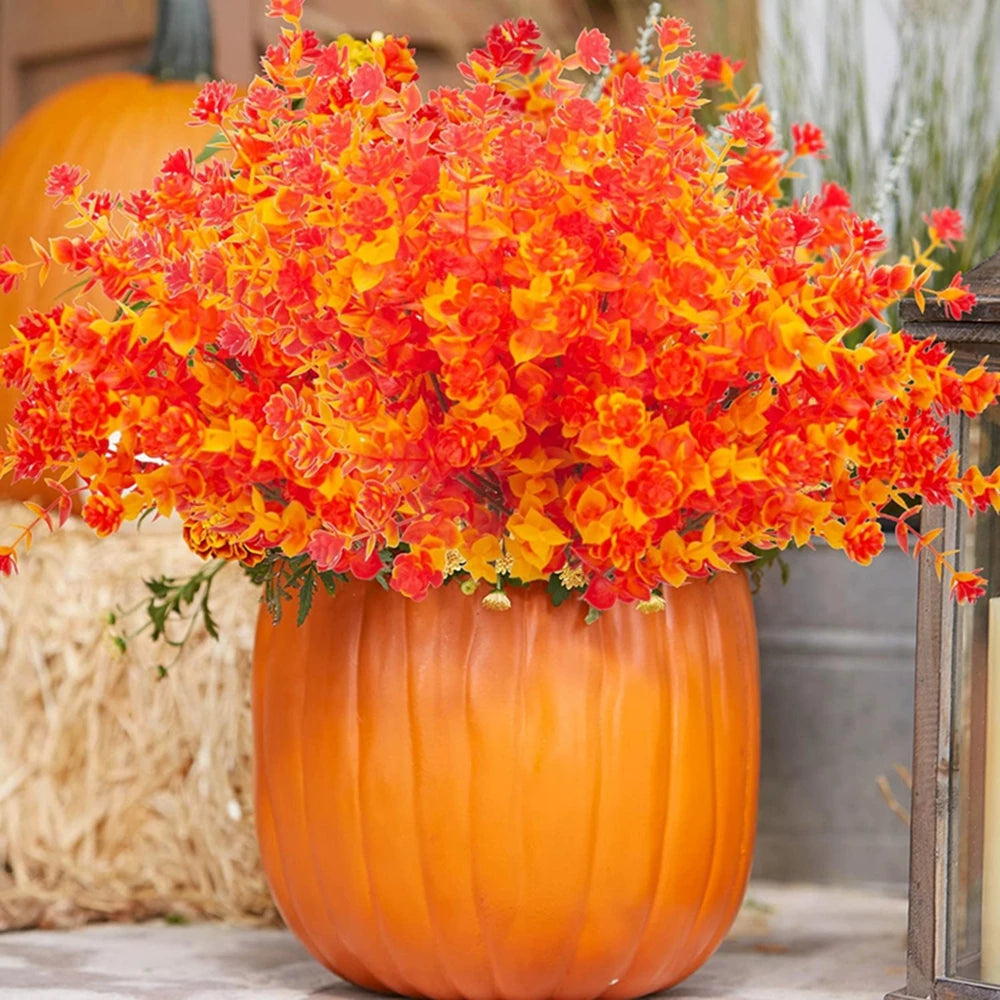 Artificial Flowers Vase Home Room Decor, Fall Decoration