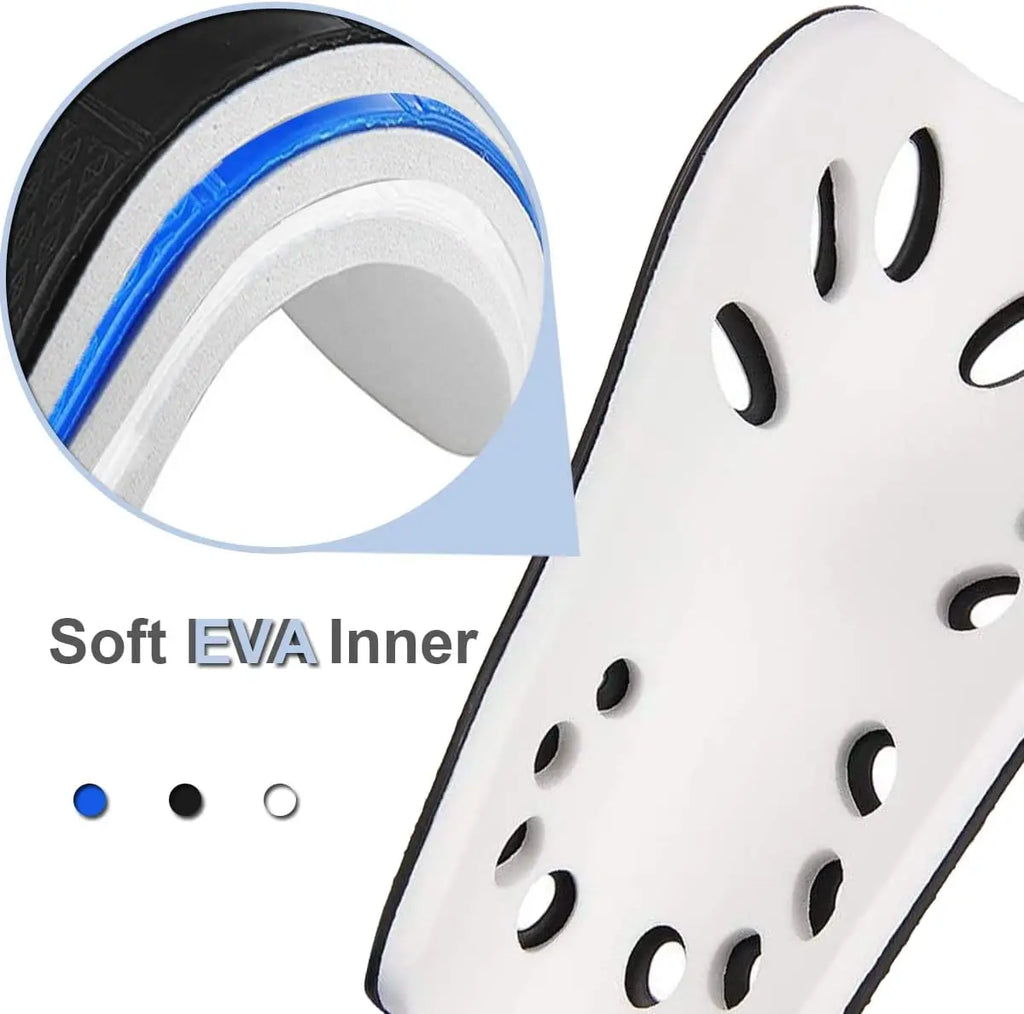 GOBYGO 1Pair Soccer Leg Warmers EVA material Match Training Sports Pads Plug-in Shin Guards Shin Protectors Calf Guard Inserts