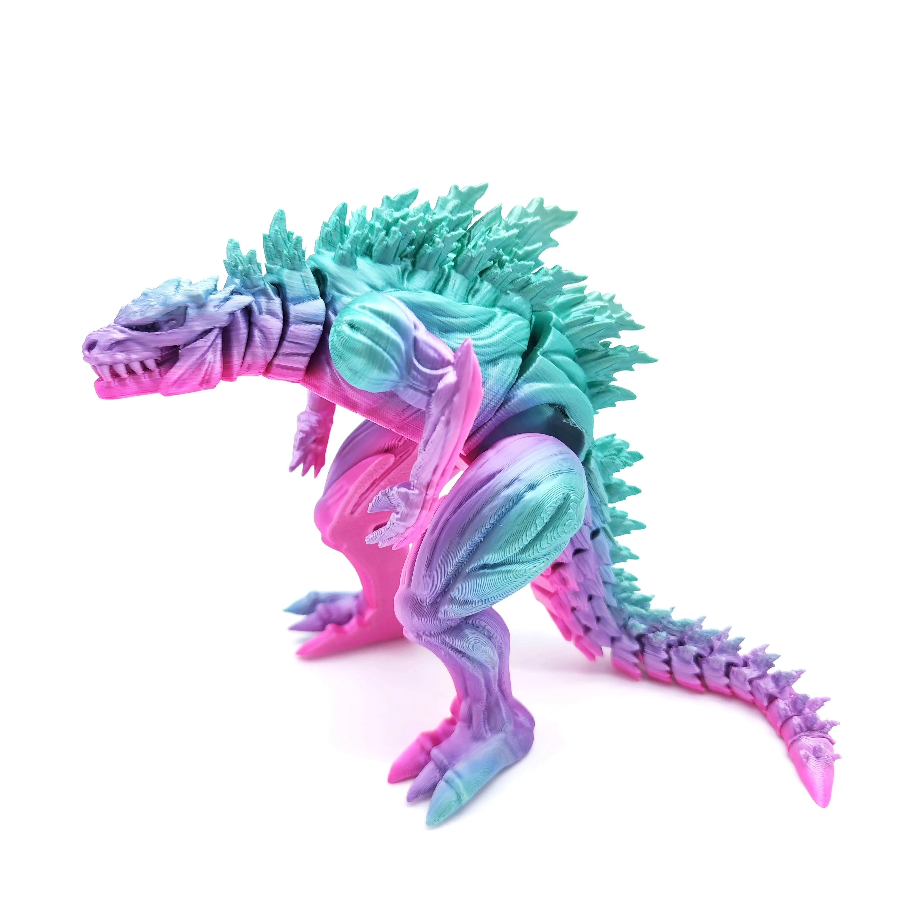 3D Printing Muscle Dinosaur Toys Joints Movable Creative Desktop Decorative Ornaments Simulation Animal Dinosaur Model Boy Gift
