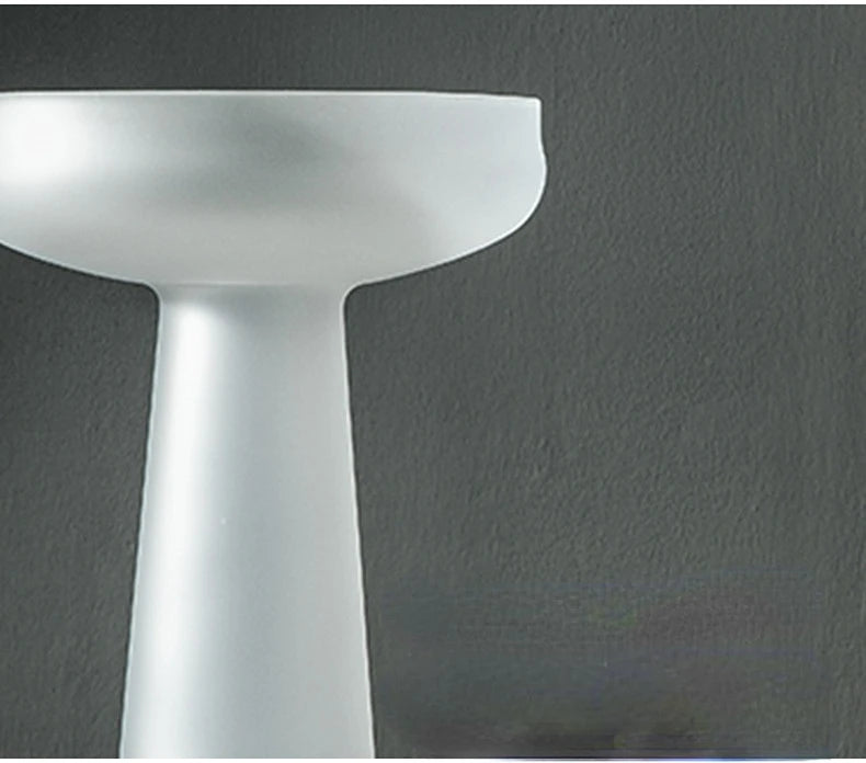 Nordic Light Luxury Home Decor Frosted Glass Vase