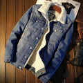 Men's Denim Jacket Padded Winter 2025 Autumn Warm Designer In Lowest Price Male Jean Coats Low Cost Cheap Stylish Fast Delvery