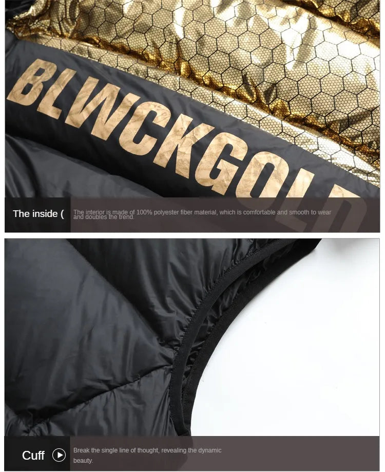 Autumn Winter Men Down Vest Casual Fashion Business British Coat Warm White Duck Down Trend Versatile Male Hooded Jacket Top New