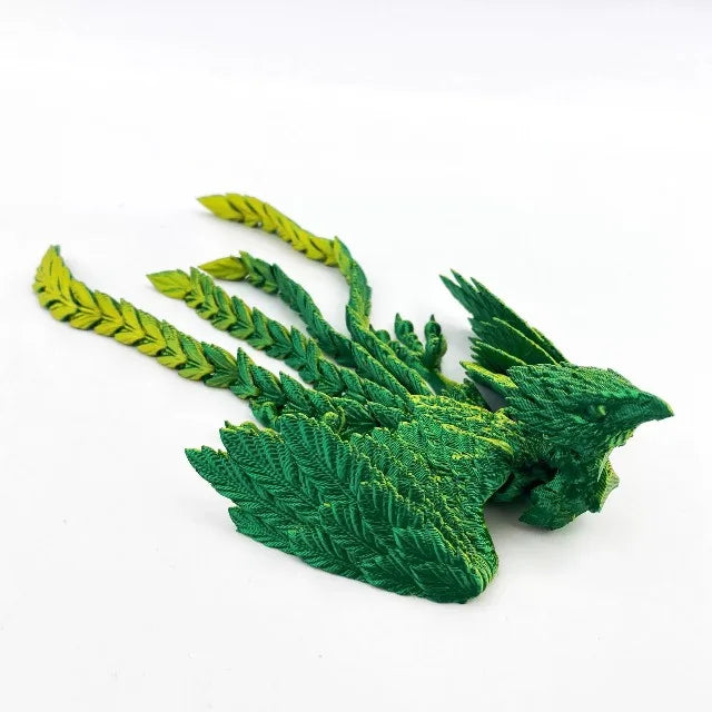 3D Printed Long Tail Phoenix Simulation Animal Model: Joint Movable Design – Perfect as Home Ornament & Engaging Children’s Toy