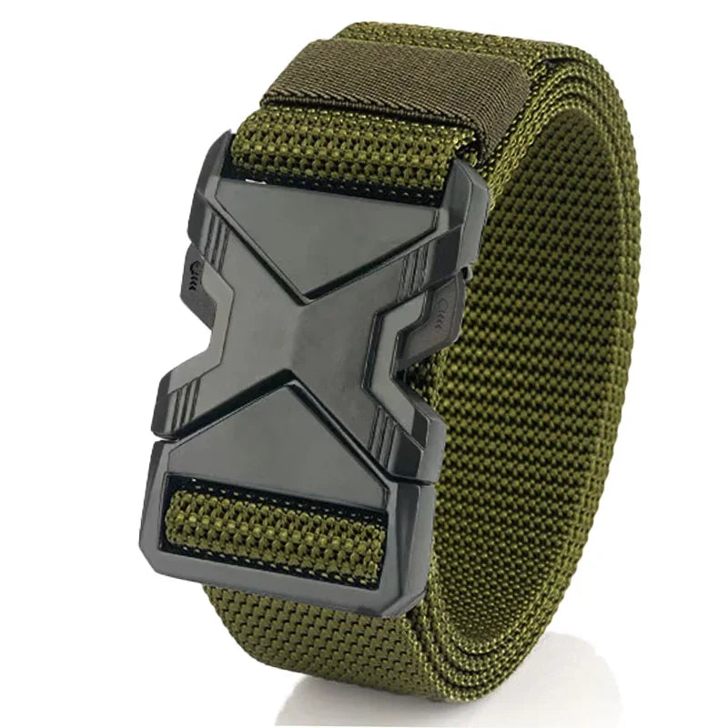 Men's belt buckle, woven lightweight and breathable, multi-functional outdoor casual and versatile commuting belt for men