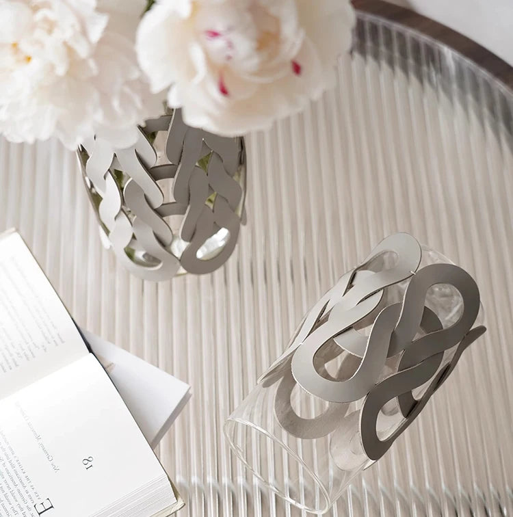 Glass Vases Decoration Aesthetic Flower Vase