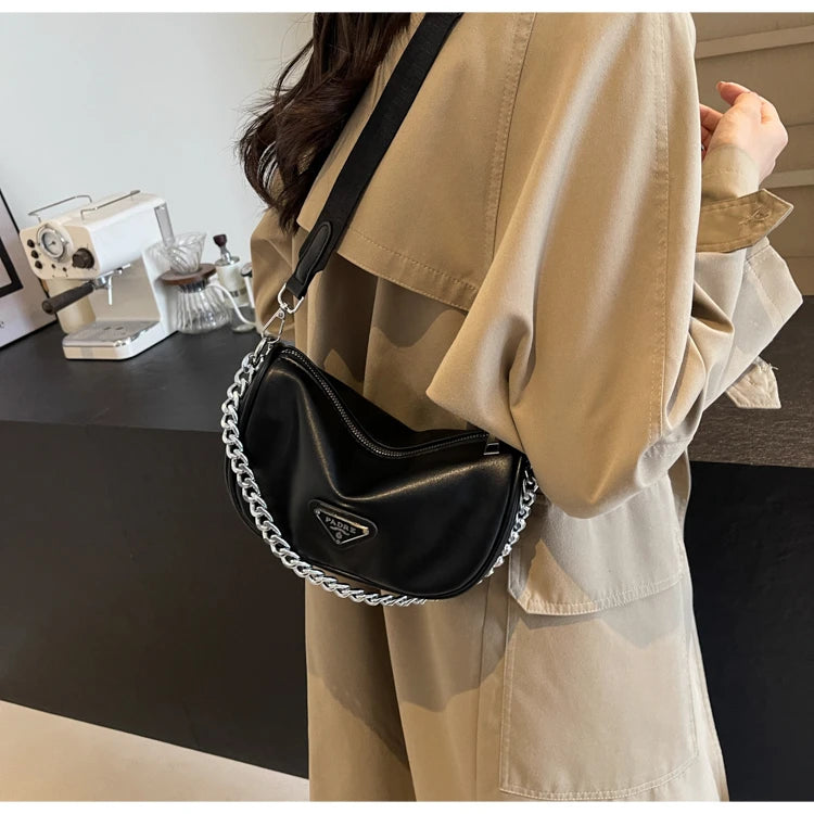 Famous Designer Ladies Shoulder Bag Leather Crossbody Handbag Women Messenger Tote Luxury Brand Classic Elegant Fashionable