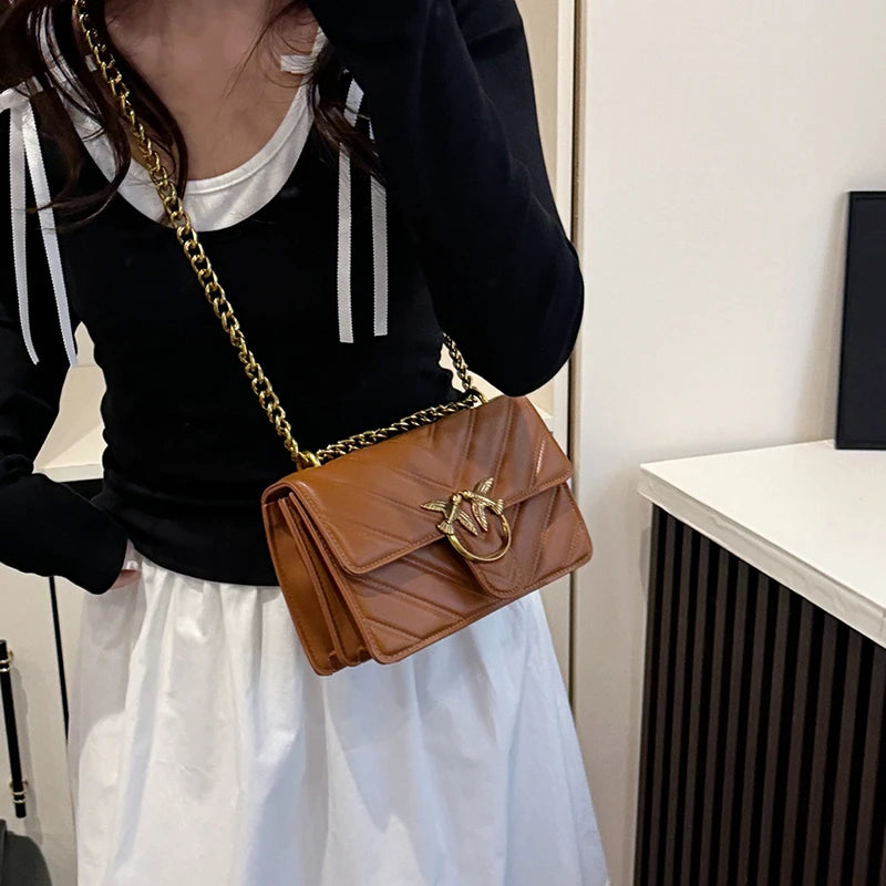 Elegant Mini Handbag for Women Compact Sleek Design Premium Material Perfect for Dates Evening Events Quick Errands