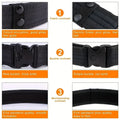 Men's Belt Outdoor Camouflage Tactical Belt Oxford Cloth Belt Mountaineering Belt Nylon Wide Waist Belt Work Belt Neutral Belts