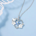 925 Sterling Silver Shell Flower Heart Charm Necklaces amp; Pendants Choker Necklace For Women Statement Wedding Party Jewelry