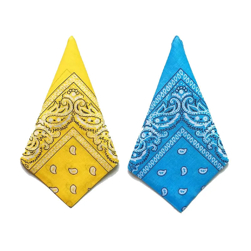 1/2pcs Hip Hop Bandana Man Women Fashion Outdoor Headbands Hair Band Wrist Wraps Hair Scarves High Quality Hair Accessories