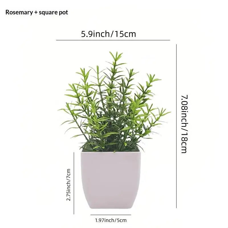 Artificial Potted Plants With Lifelike Foliage And No Maintenance