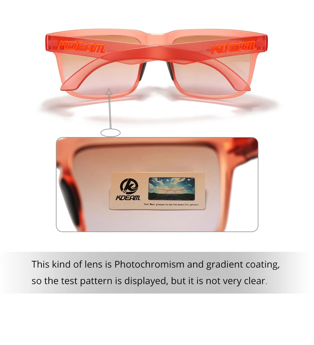 KDEAM Men's Square Sunglasses