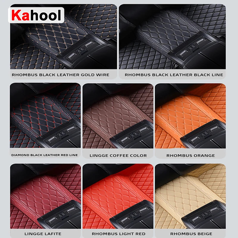 KAHOOL Custom Car Floor Mats For Subaru XV Crosstrek Auto Carpets Foot Coche Accessorie