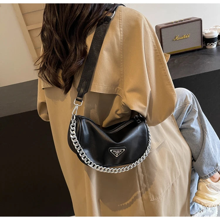 Famous Designer Ladies Shoulder Bag Leather Crossbody Handbag Women Messenger Tote Luxury Brand Classic Elegant Fashionable