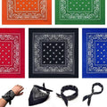 1/2pcs Hip Hop Bandana Man Women Fashion Outdoor Headbands Hair Band Wrist Wraps Hair Scarves High Quality Hair Accessories