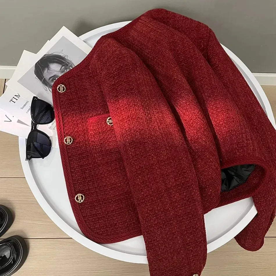 High-end Women's Tweed Coat 2025 Autumn and Winter New Arrival Noble French Elegant Fashionable Versatile Short Jacket
