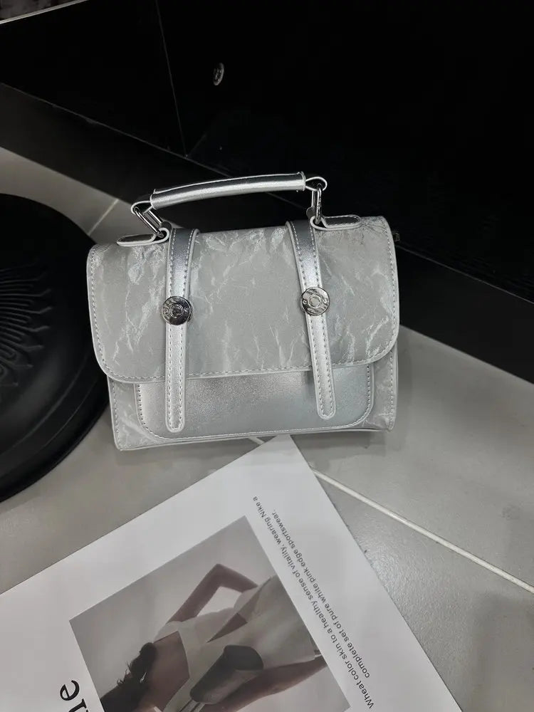Classic Elegant Shoulder Bag For Women, Genuine Leather Tote Style, Popular Luxury Brand Handbag By Famous Designer Ladies