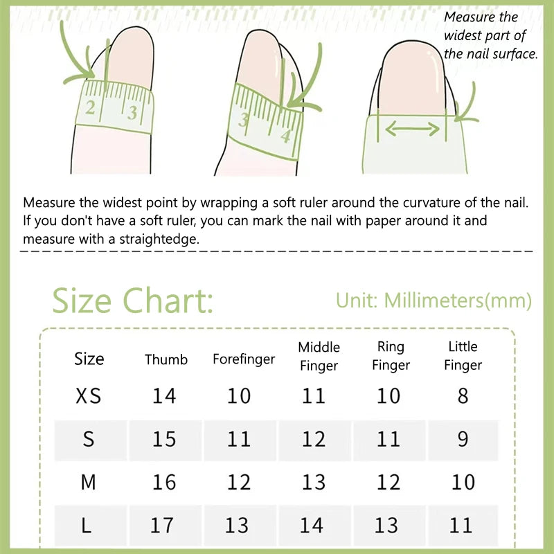 Handmade Cute Press on Nails 3D Comic Fake Nails Dreamy Pink Hearts Acrylic False Nails Full Cover Finger Tips Kit Nail Art Girl