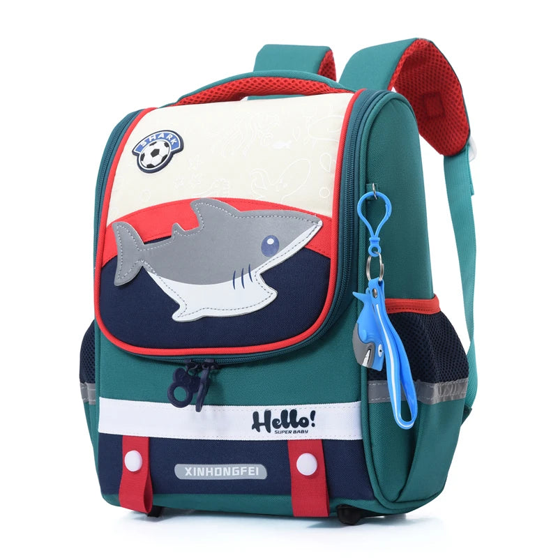 Shark Backpack Boys for Kids Girl Kitten Bookbag for Primary School Bags Travel Back Pack