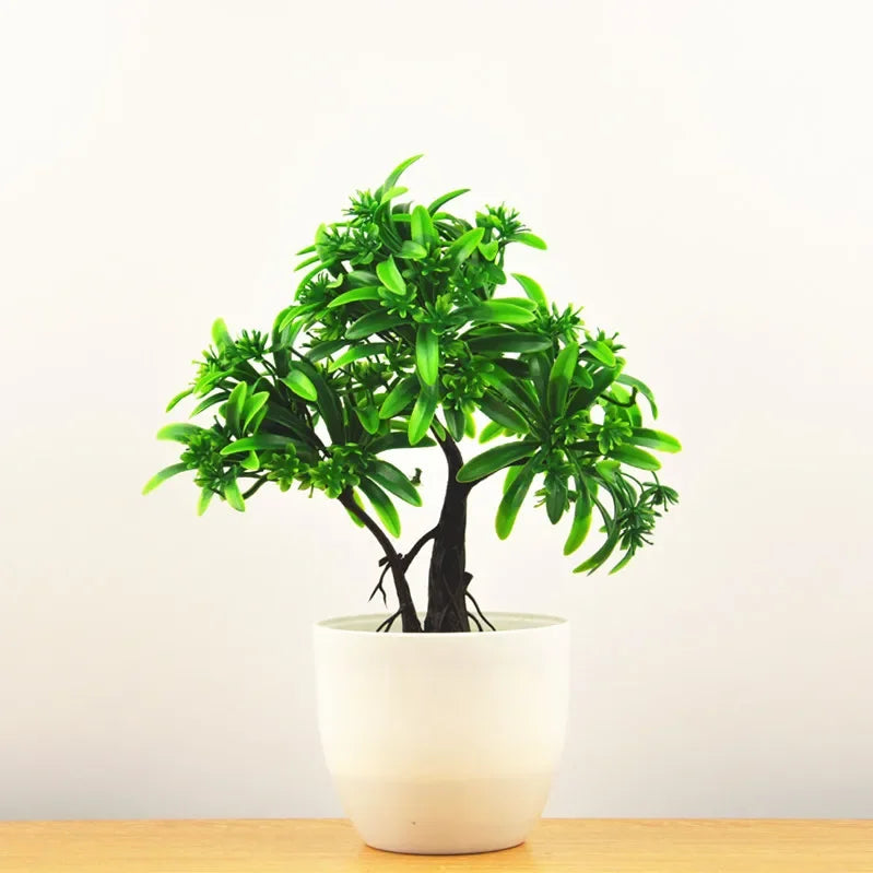 Artificial Plants Potted Bonsai