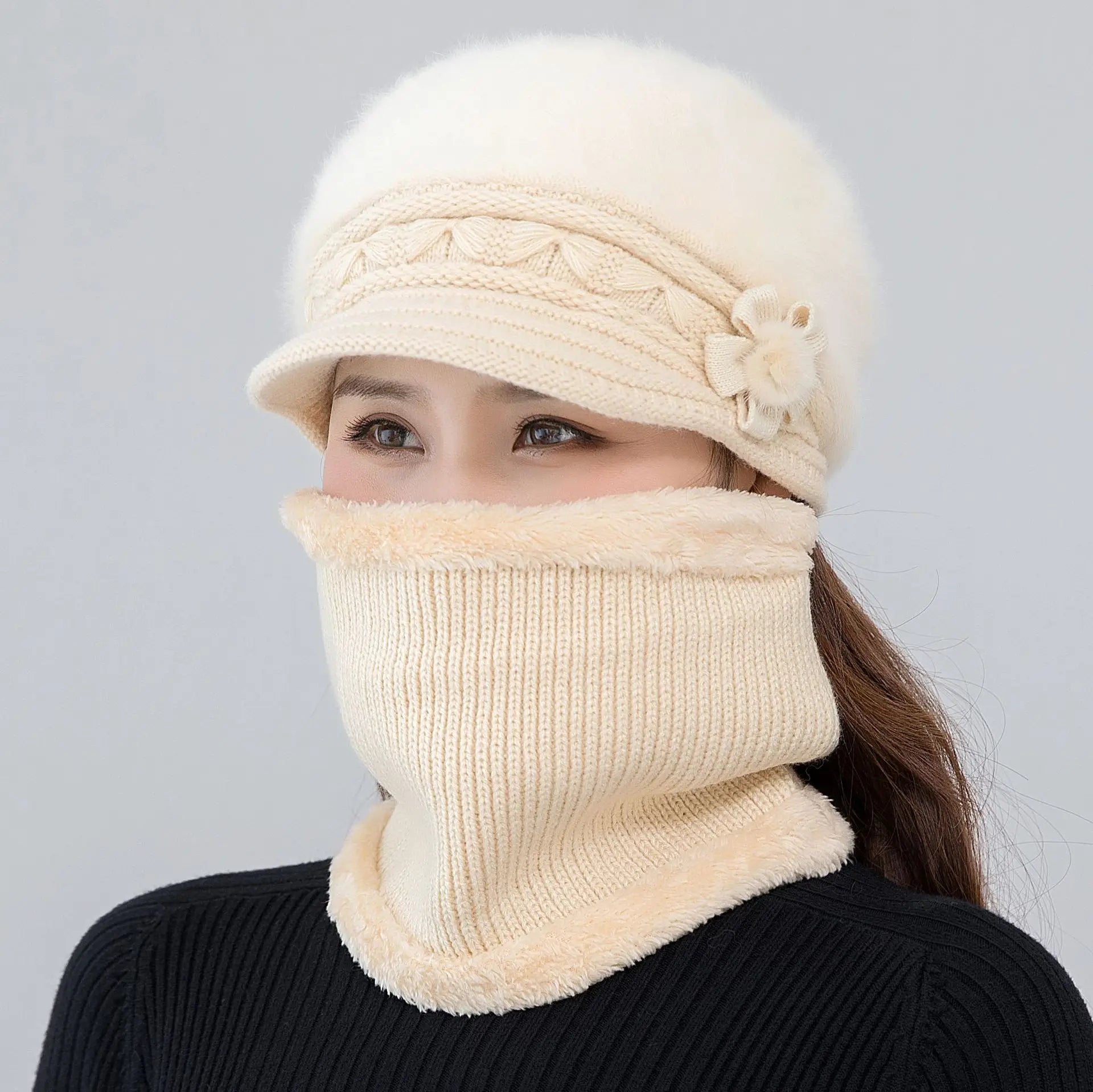 All-match Hats  Popular Solid Colors  Warm Colors   Hot-selling Popular Hats  Travel Warm and Cold-proof Hats