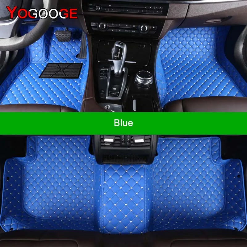 YOGOOGE Custom Car Floor Mats For Subaru Forester 2002-2023 Auto Carpets Foot Coche Accessorie