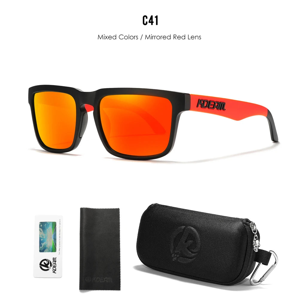 KDEAM Men's Square Sunglasses