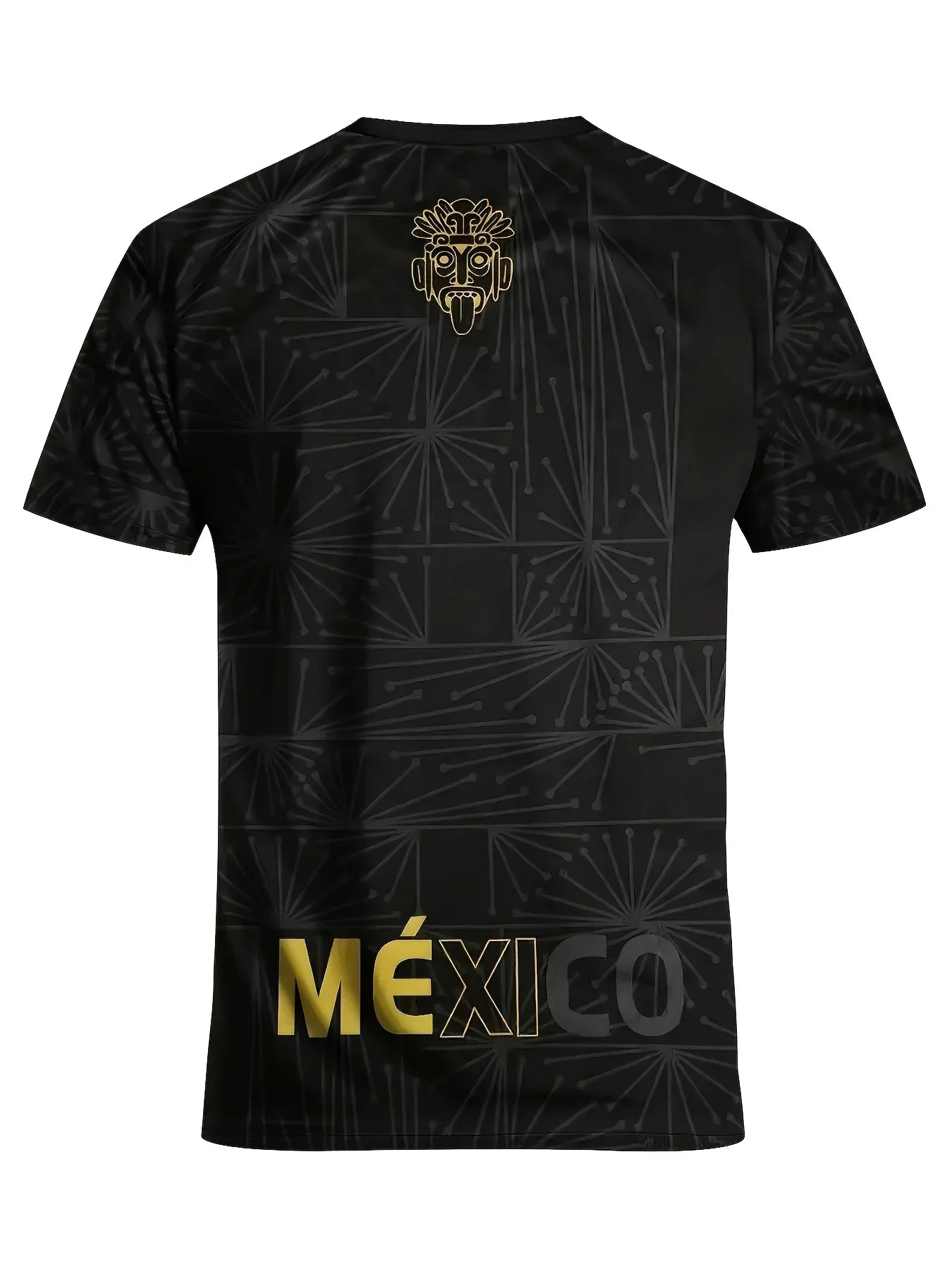 Men'S Mexican Soccer Jersey - Lightweight Breathable Soccer Shirt with Authentic Mexico Design Black & Green Color Block