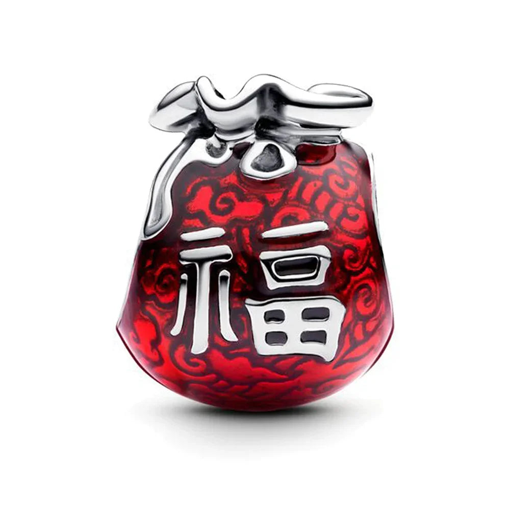 New Openwork Hearts Mum Bead Infinity Knot Dangle Charm Fit Original Pan Bracelet DIY Valentine's Day Gift Women Jewelry