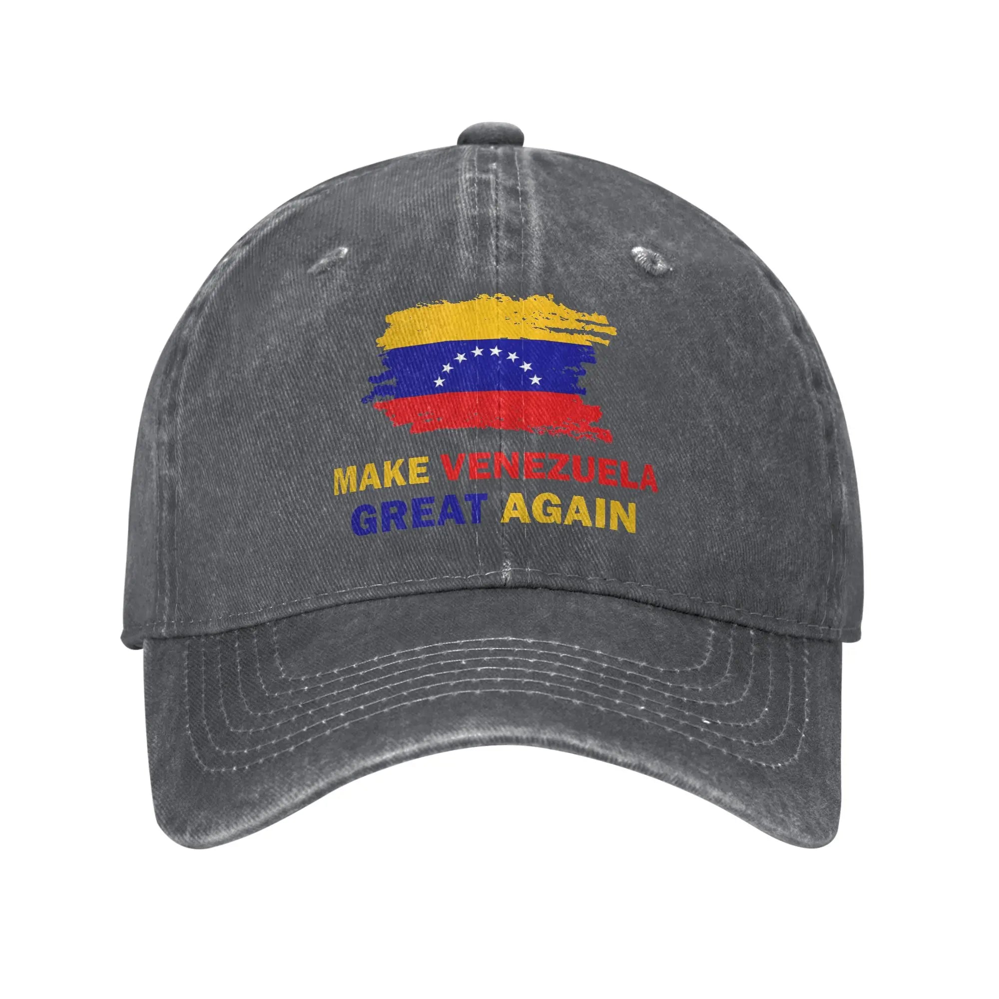 Men Women Venezuela Libre 2026 Free Venezuela  Print Hats Vintage Distressed Washed  Baseball Cap Adjustable