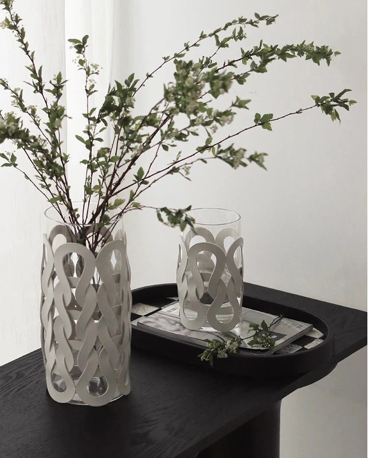 Glass Vases Decoration Aesthetic Flower Vase
