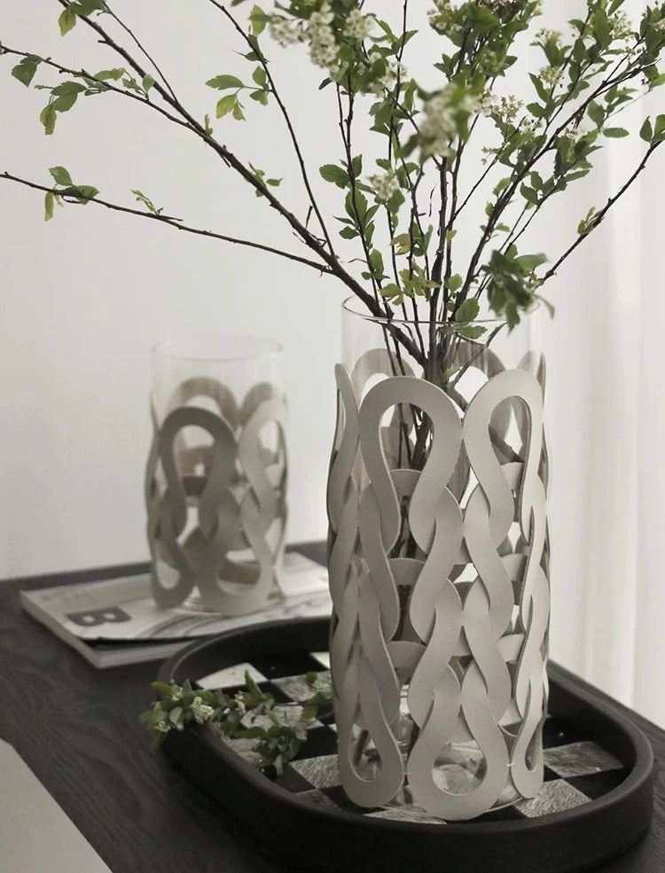 Glass Vases Decoration Aesthetic Flower Vase