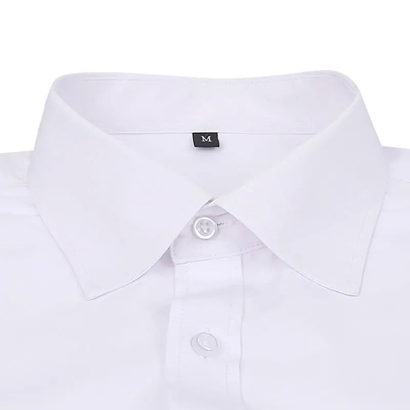 New spring and summer American men's shirt business casual long sleeve slim professional formal wear free ironing solid color