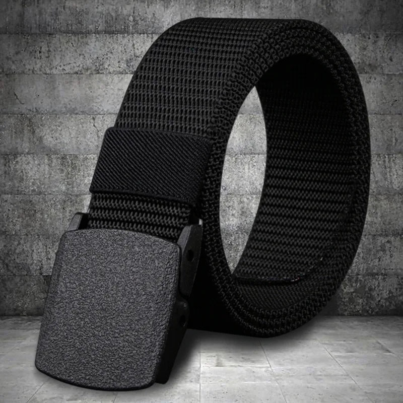Men's Belt Outdoor Casual Canvas Belt Metal Free Training Nylon Tactical Belt With Pants Jeans Belt Sports Belts For Men Women