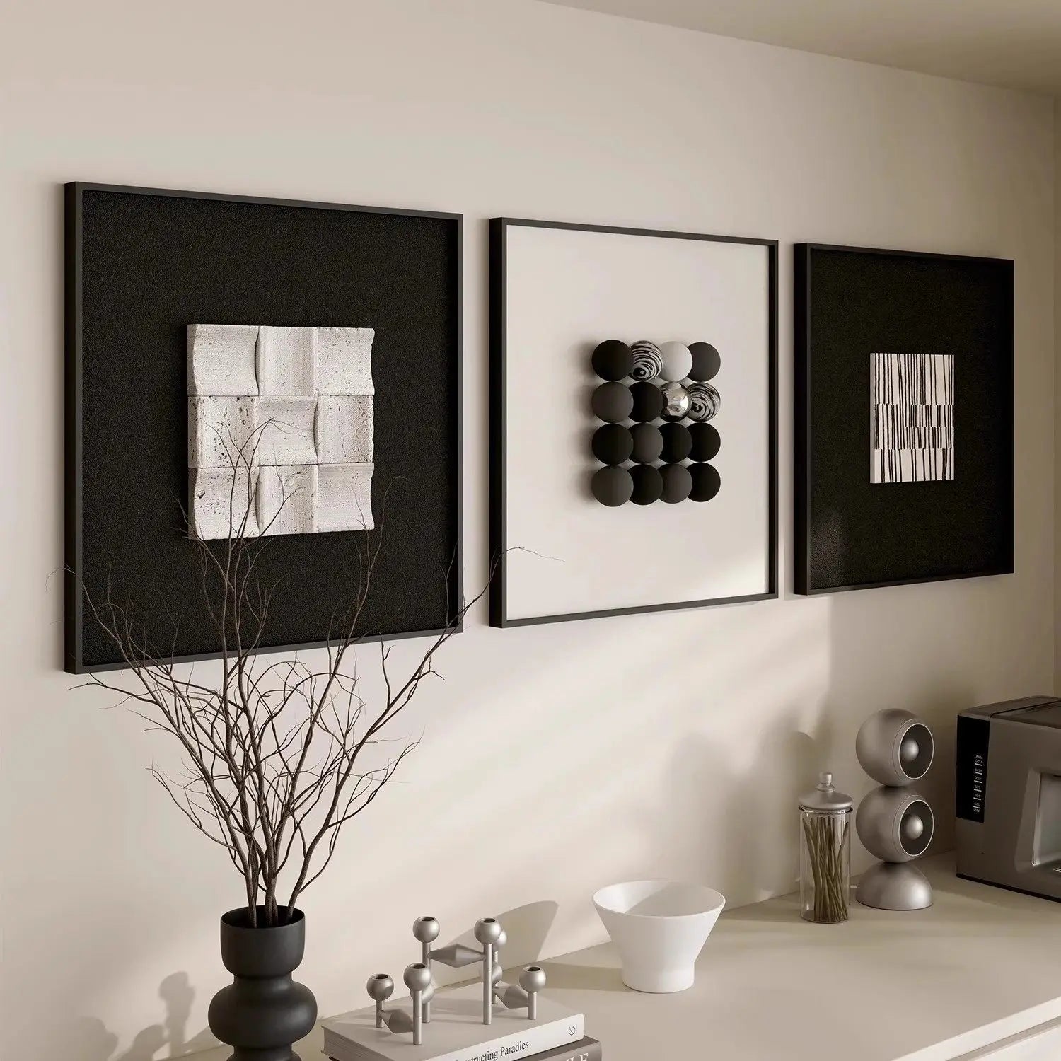 European-style Minimalist  Wall Art Living Room Decoration Vertical Decor Dining Room Foyer Irregular Wall Art Home Decoration