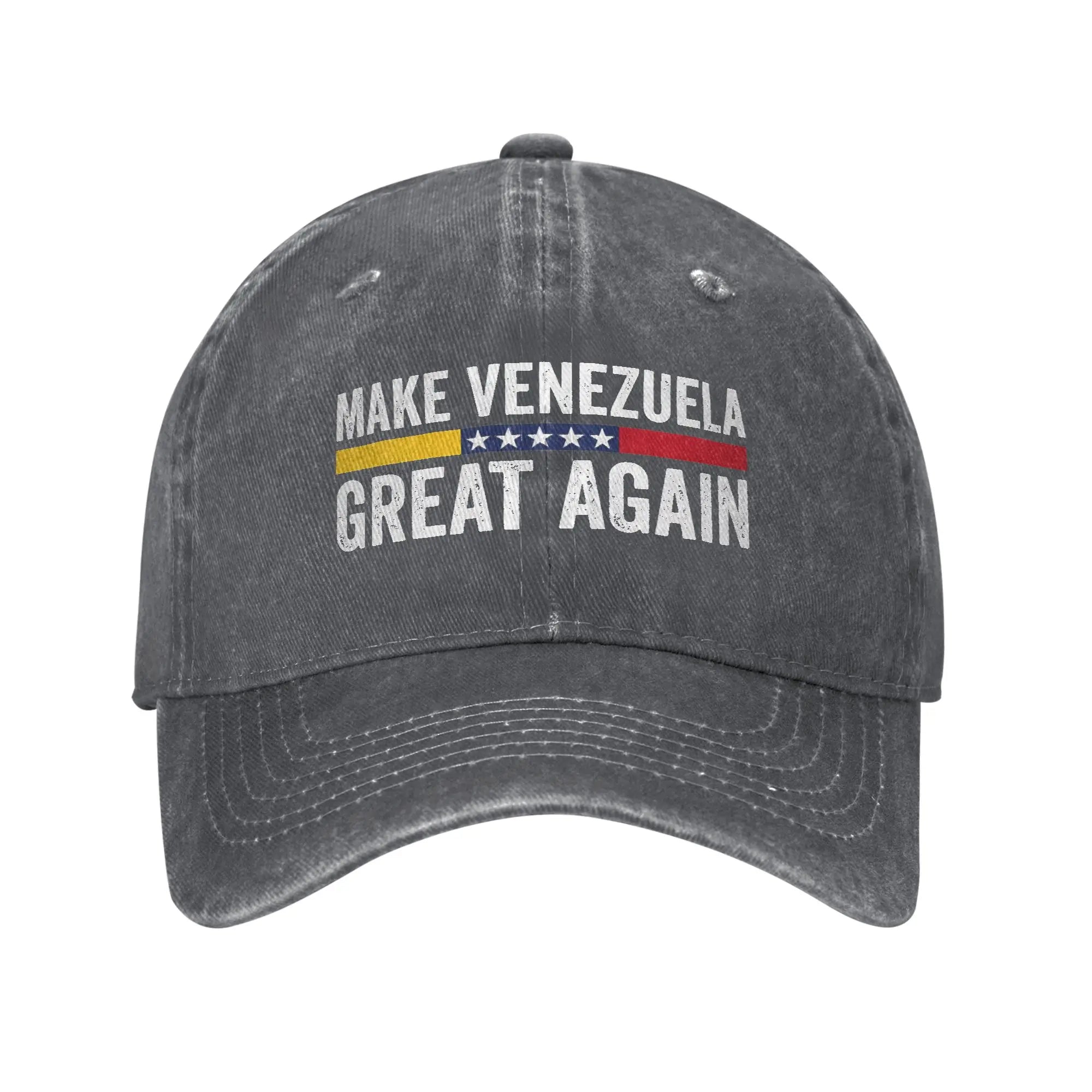 Washed Baseball Cap Make Venezuela Great Again Summer Trucker Hat For Men Women Venezuelan Outdoor Sports Sun Baseball Caps