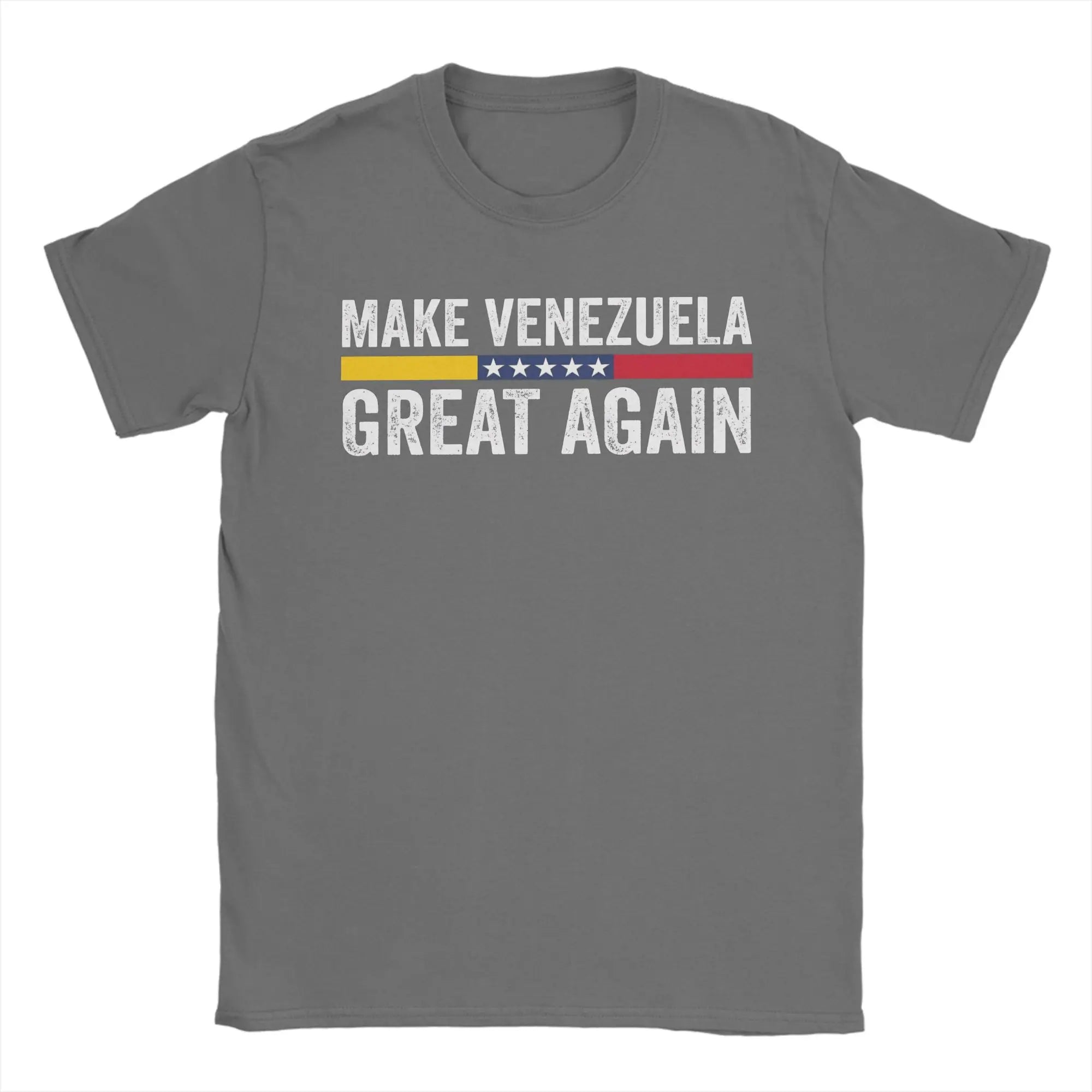 Make Venezuela Great Again T-Shirt Venezuelan Leisure T-Shirts Short-Sleeved Y2K Funny Tshirt Summer 100 Cotton O-Neck Clothing