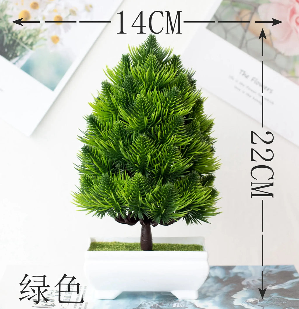Artificial Plants Potted Bonsai
